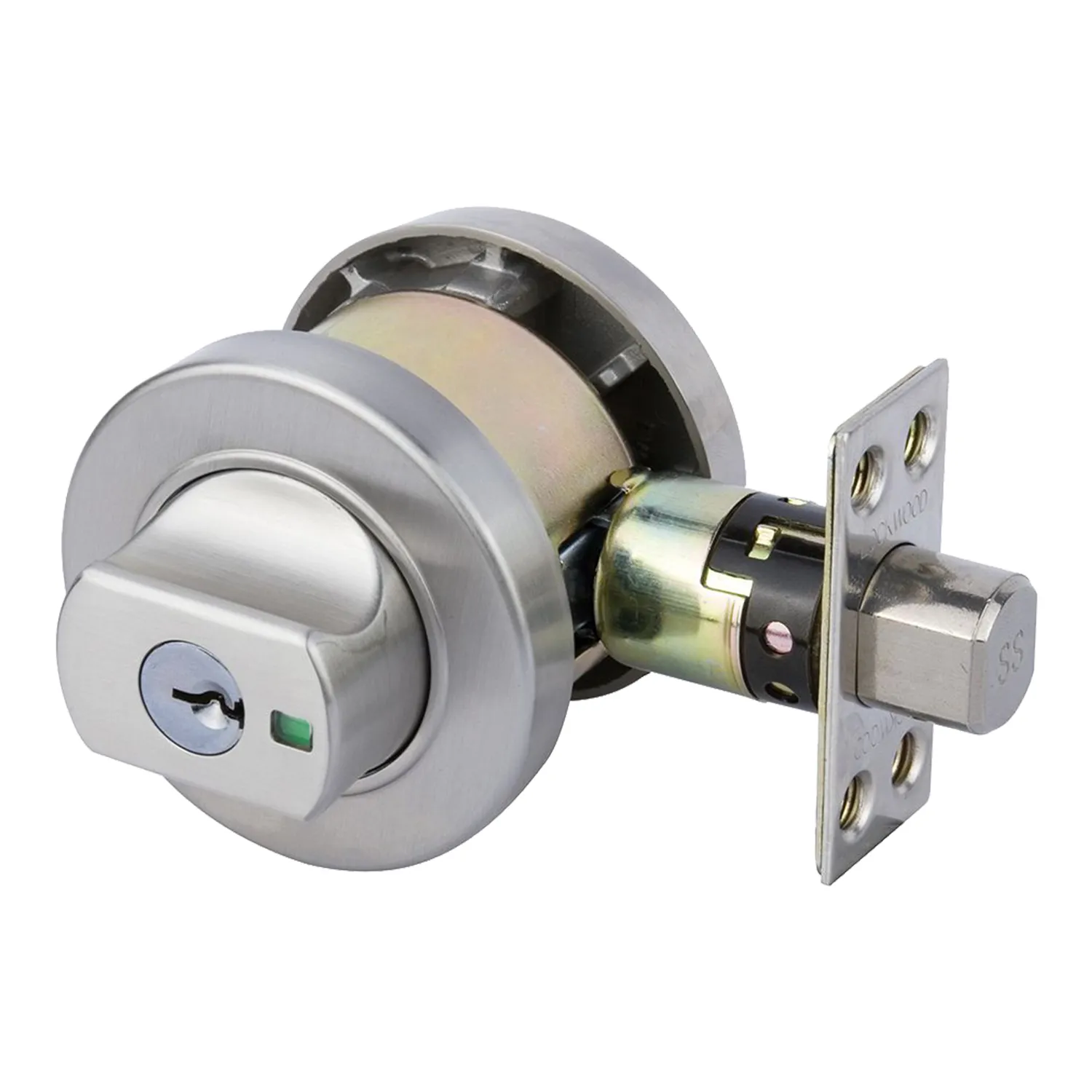 005B1SSS5PK_01_01_d51bbe9d7dd1e7056abf18c9990a309013faa1fe_005B1SSS5PK_1 Lockwood Paradigm® 005 Deadbolt Round Satin Stainless Steel
