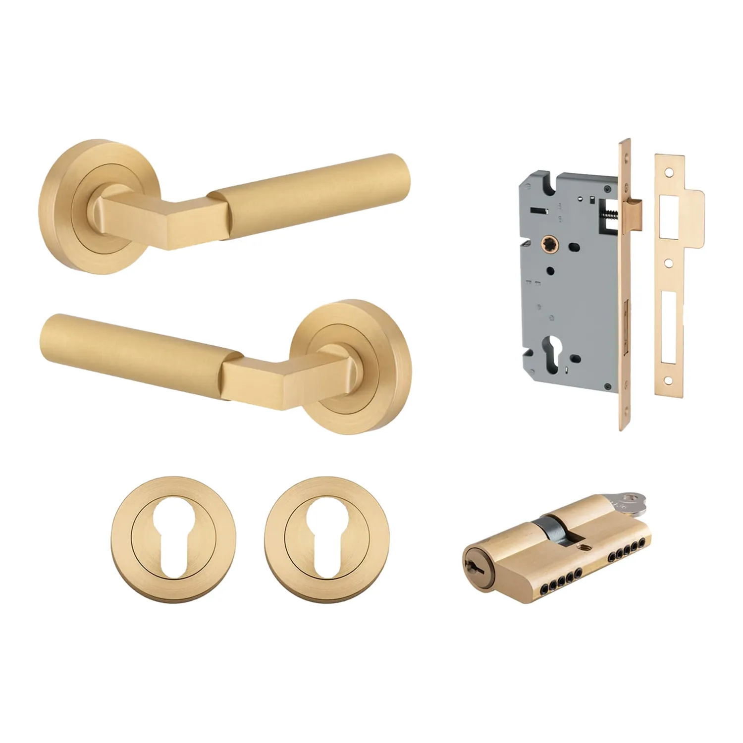 Iver Berlin Entry Leverset with Round Rose