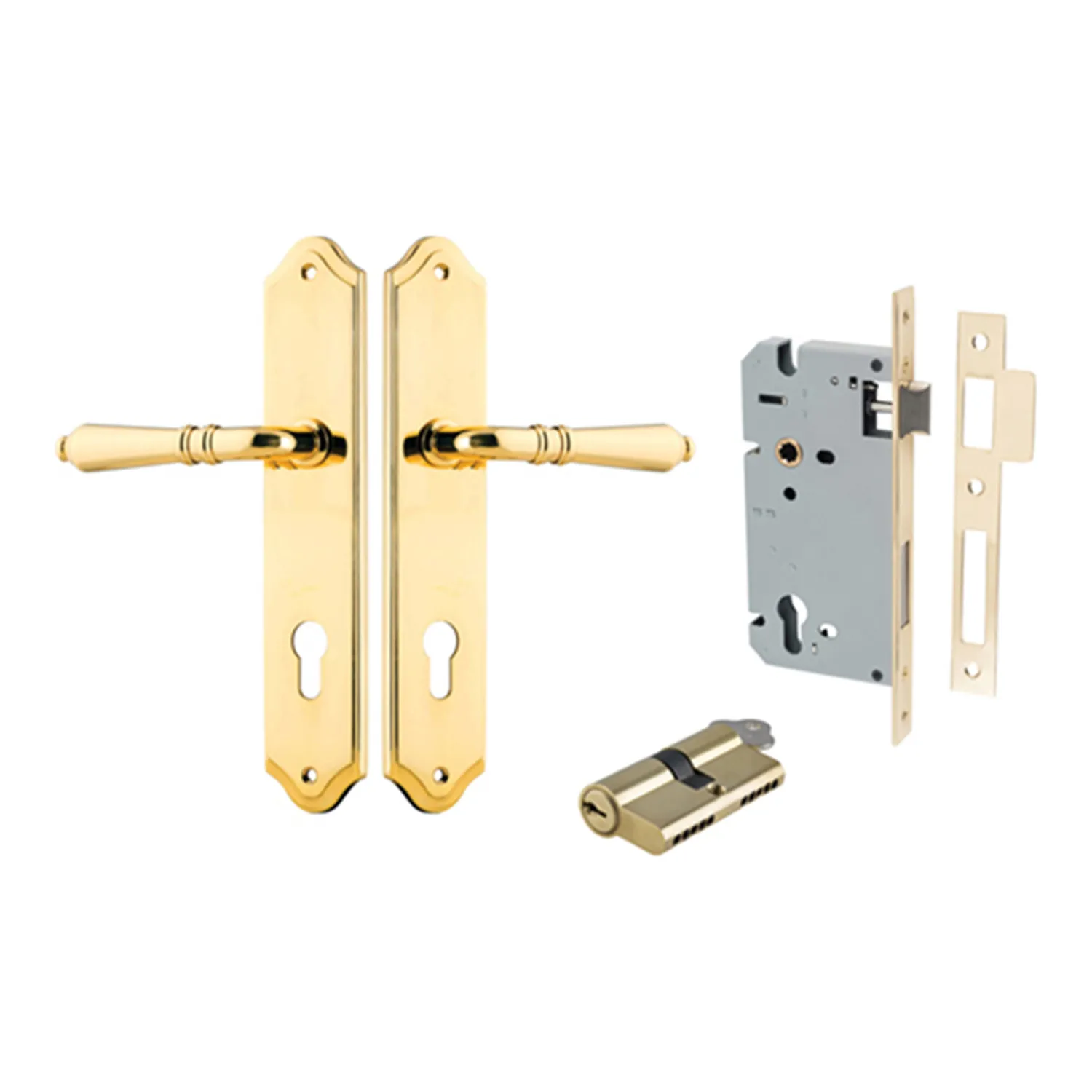 Iver Sarlat Entry Leverset with Shouldered Backplate