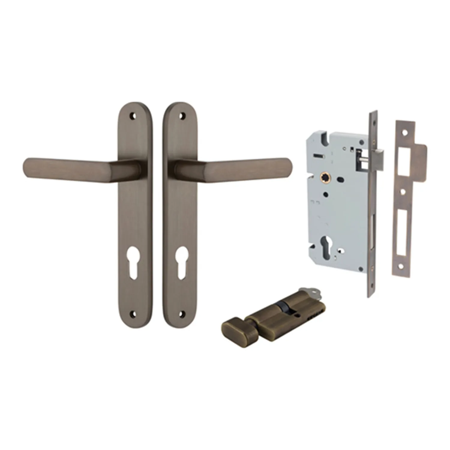 Iver Osaka Entry Leverset with Oval Backplate