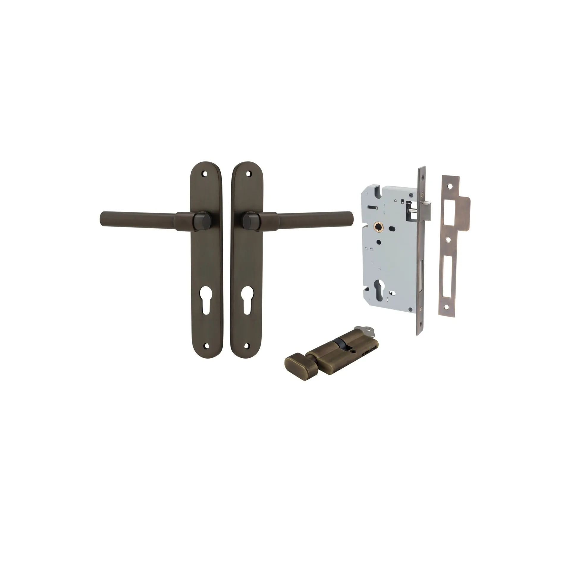 Iver Helsinki Entry Leverset with Oval Backplate