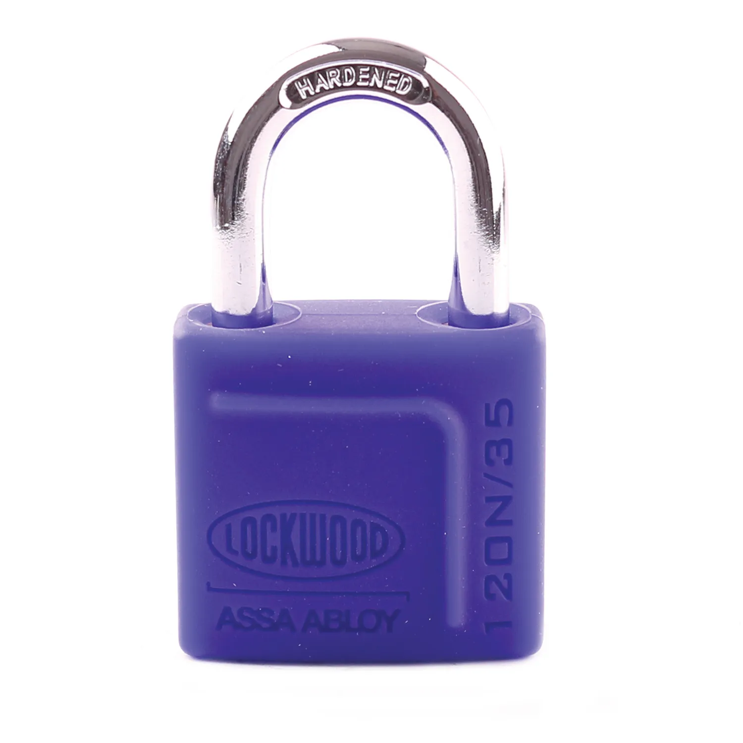 120N35DP_01_01_cd73fcfc02a99e5b64bc5b52f20b838b4f9f77b4_120N35DP_0 Lockwood 120N Series Padlock with Shackle & Silicon Jacket Purple