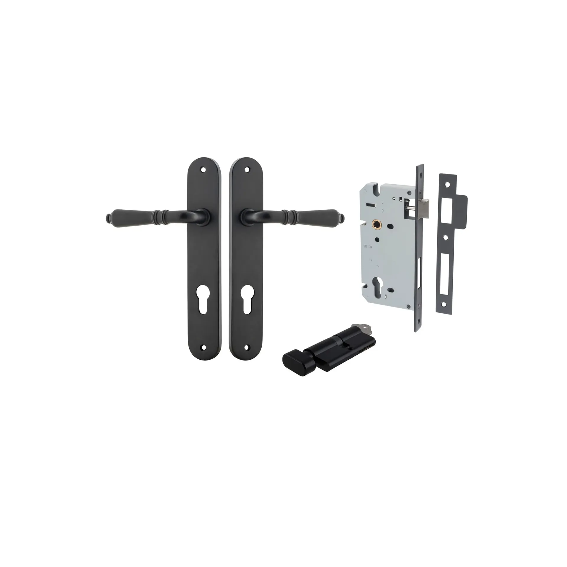 Iver Sarlat Entry Leverset with Oval Backplate