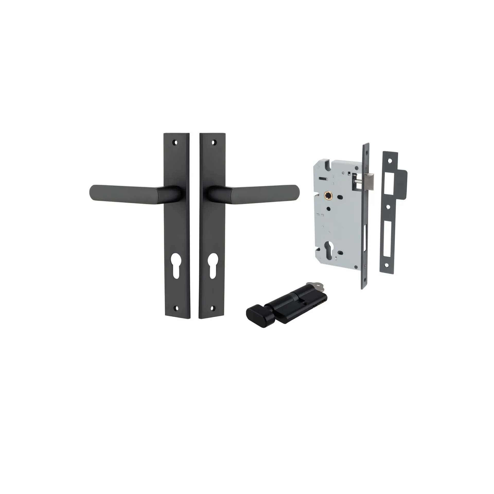 Iver Osaka Entry Leverset with Rectangular Backplate