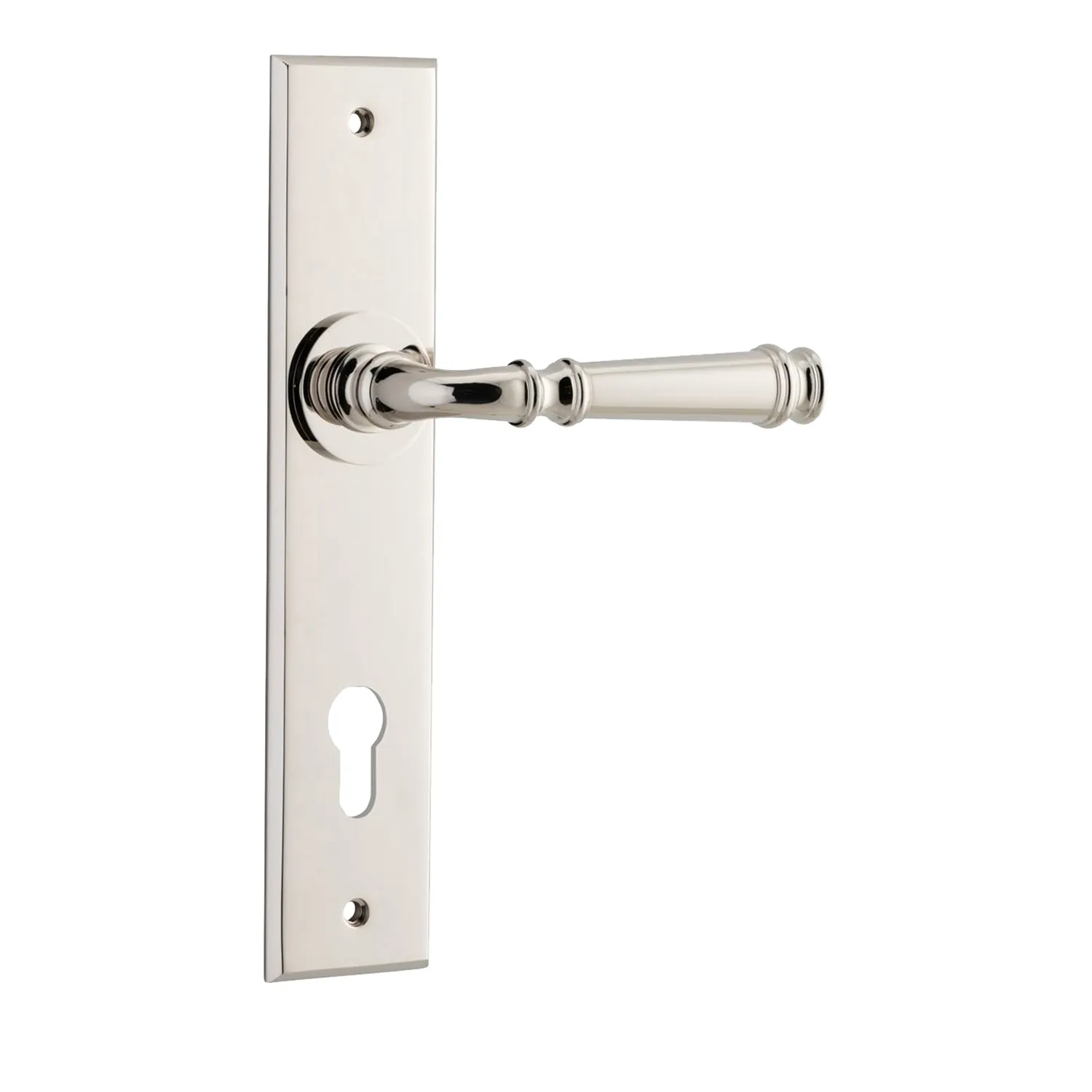 Iver Verona Entry Lever Only with Chamfered Backplate