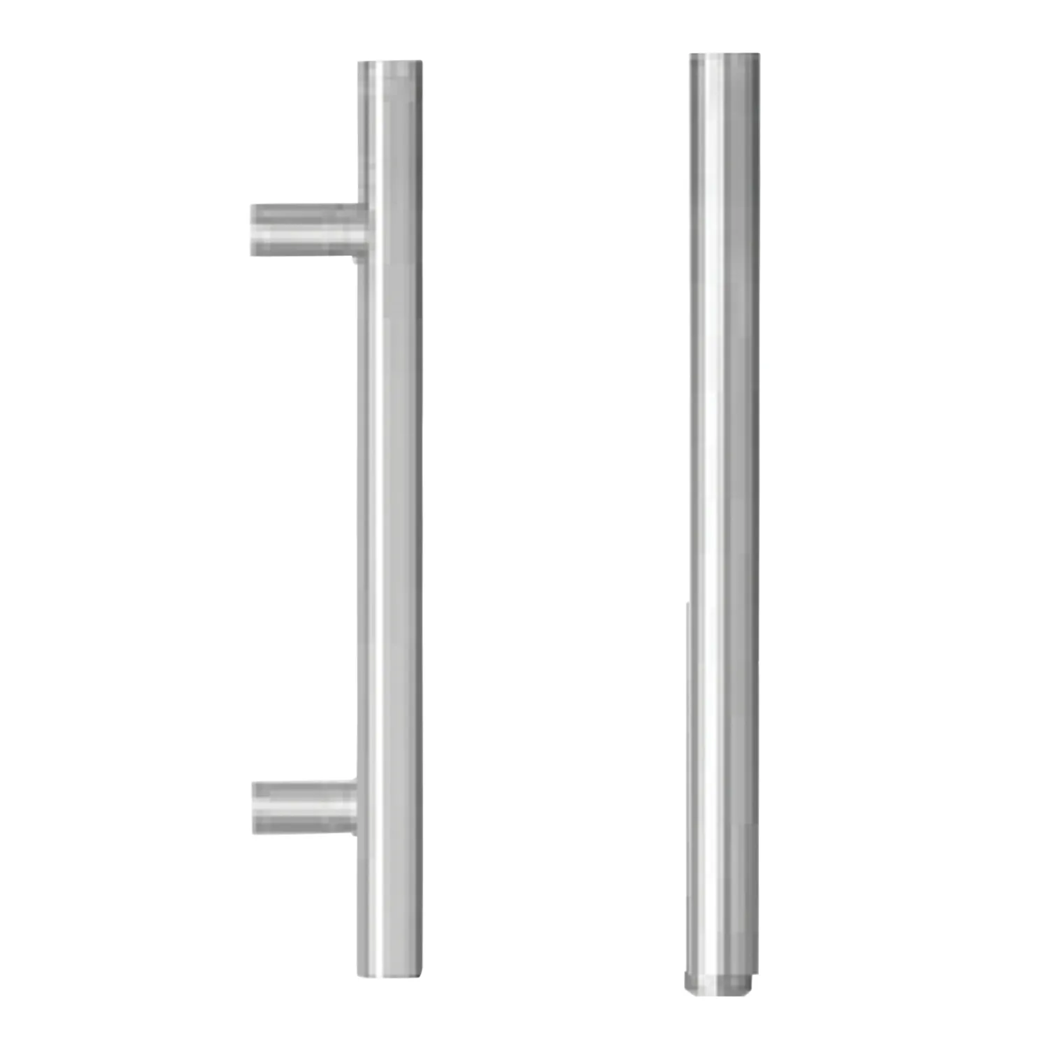 Lockwood 142 Series Pull Handle Entry Set Back to Back Satin Stainless Steel