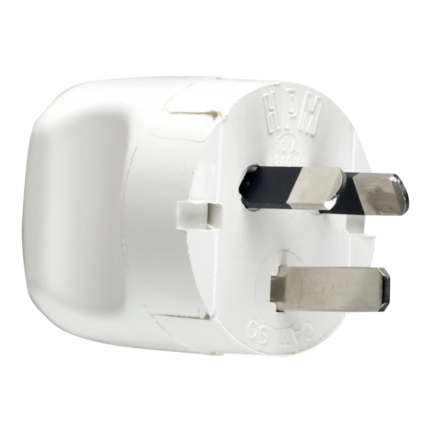 HPM 10A Plug Tops with Finger Grips White