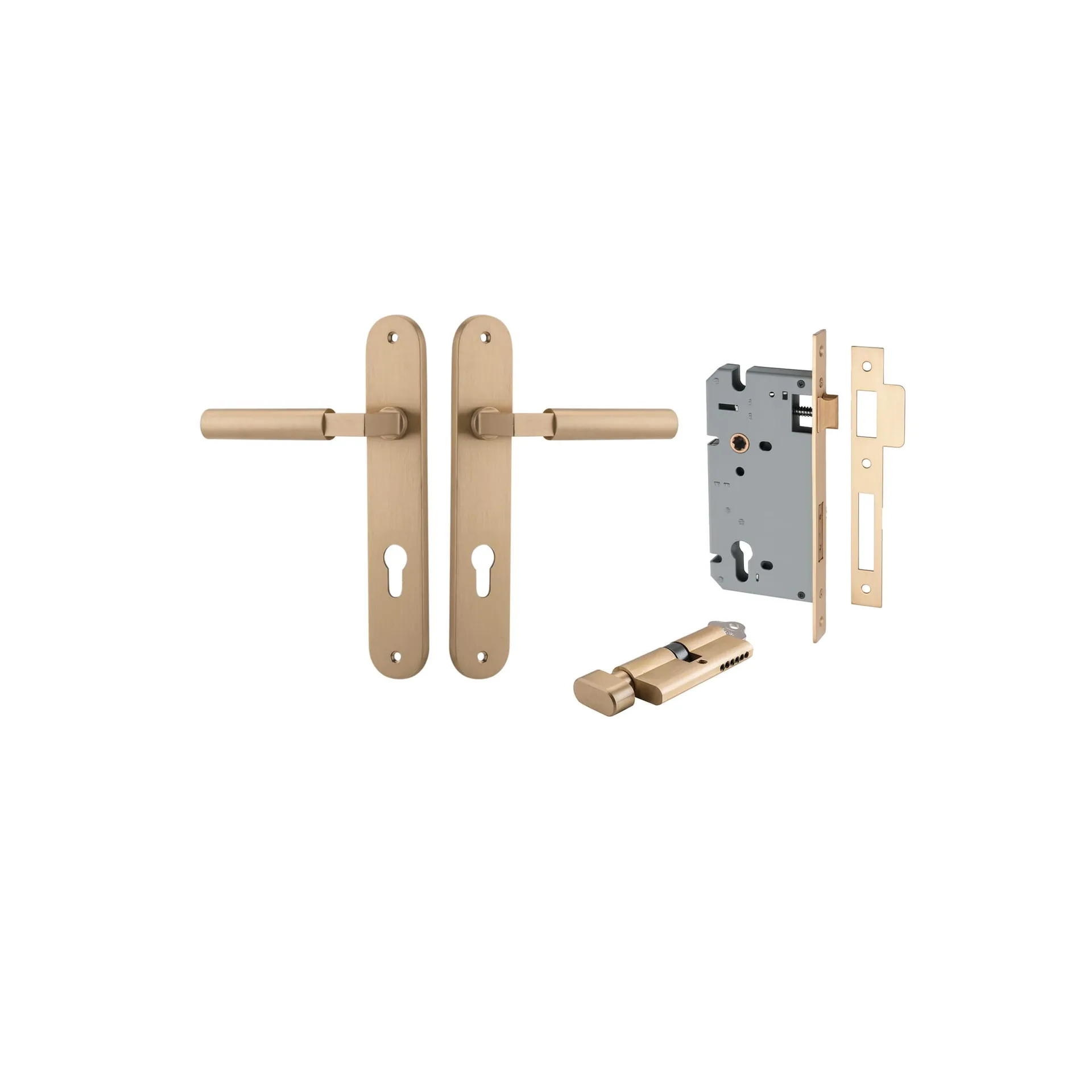 Iver Berlin Entry Leverset with Oval Backplate