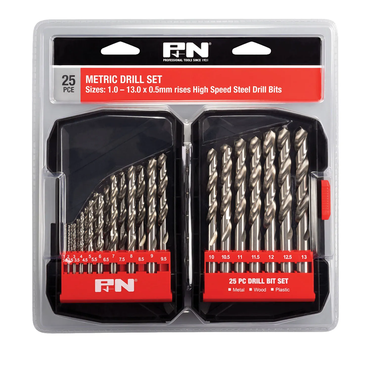 P&N HSS Jobber Drill Set Metric 25 Piece