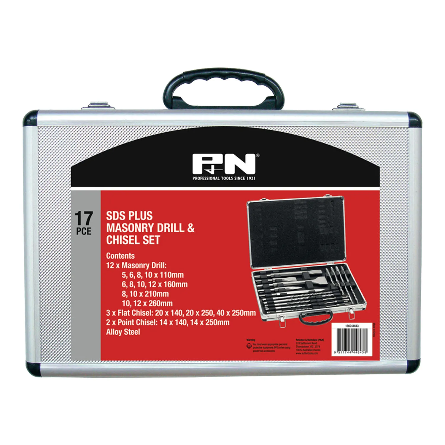 P&N Drill & Chisel Set 17 piece