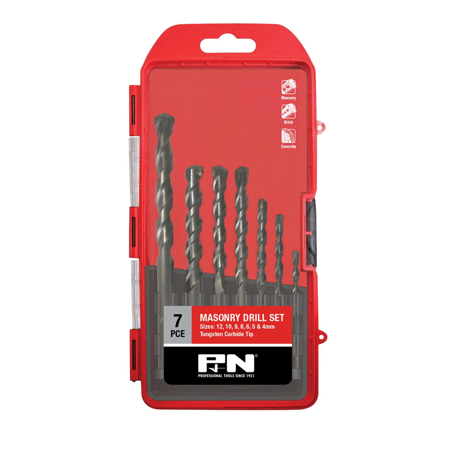 166044644_01_01_da20a47e03f791e0e5ce15ca51eaced59af83b49_166044644PNMsnryDrllSt7pc P&N Masonry Drill Set 7 Piece