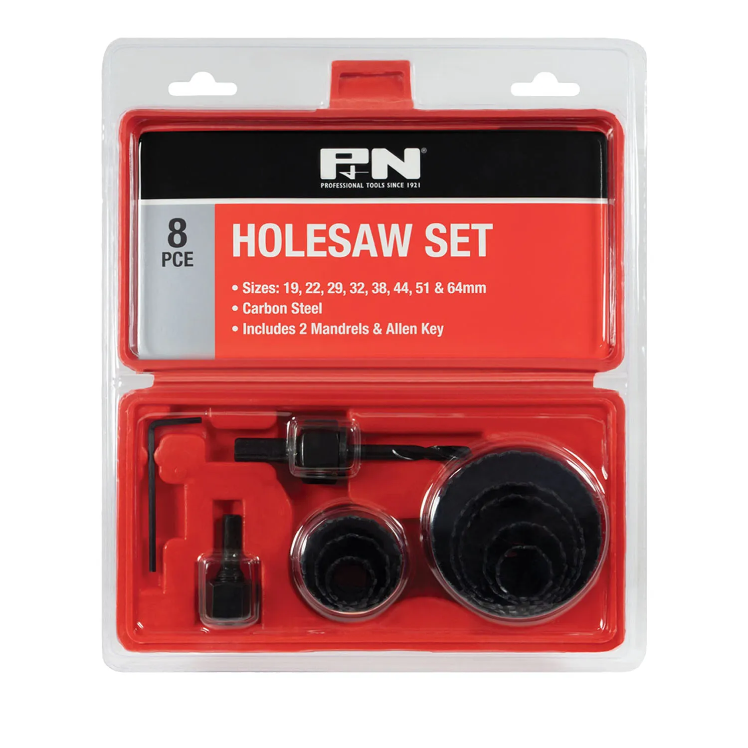 P&N Holesaw Set 8 Piece