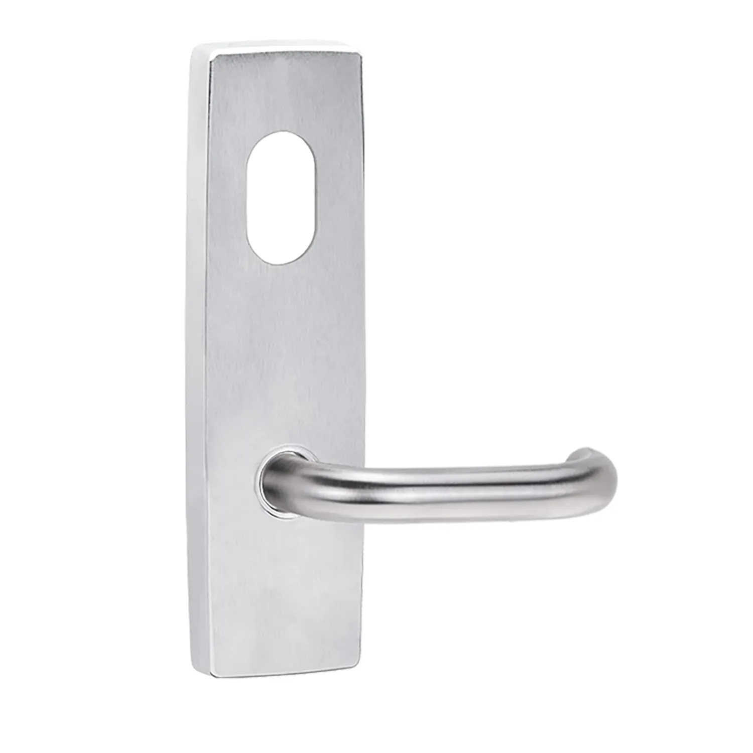 180170SC_01_01_ca46c7c343e17841e884a21c9828eb4e3aaac9b9_180170SC_0 Lockwood 1801-70 External Plate with Lever & Cylinder Hole Satin Chrome