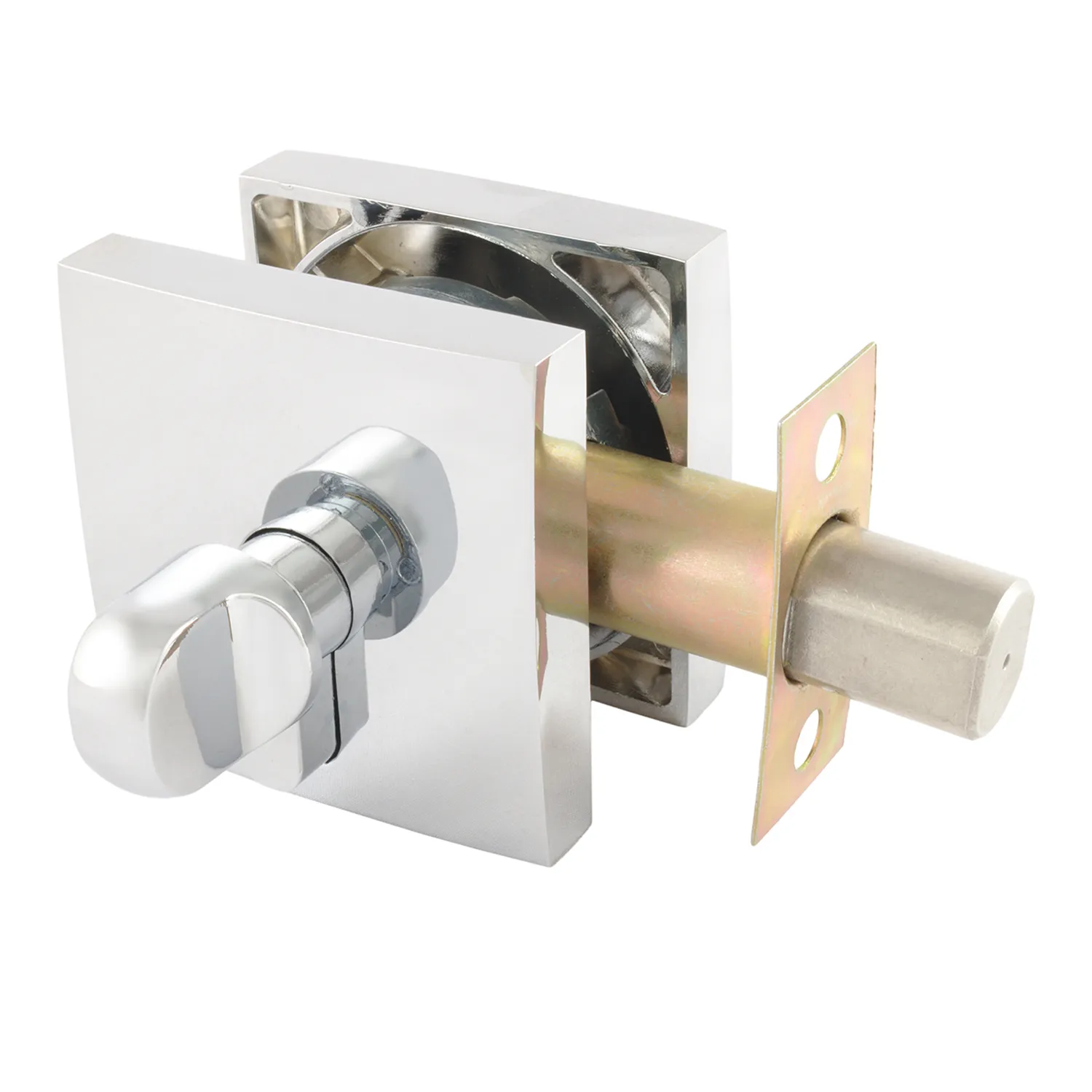 Gainsborough G2 Series Deadbolt Smooth Square Bright Chrome