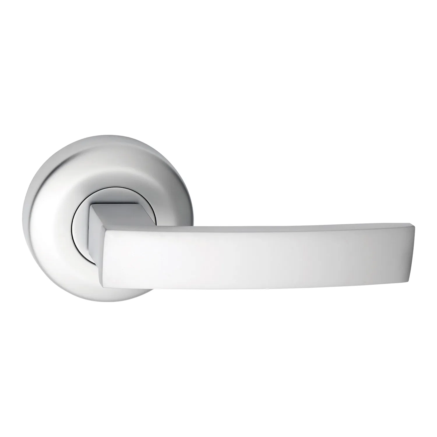 Gainsborough Neue Angular Lever Round Satin Chrome