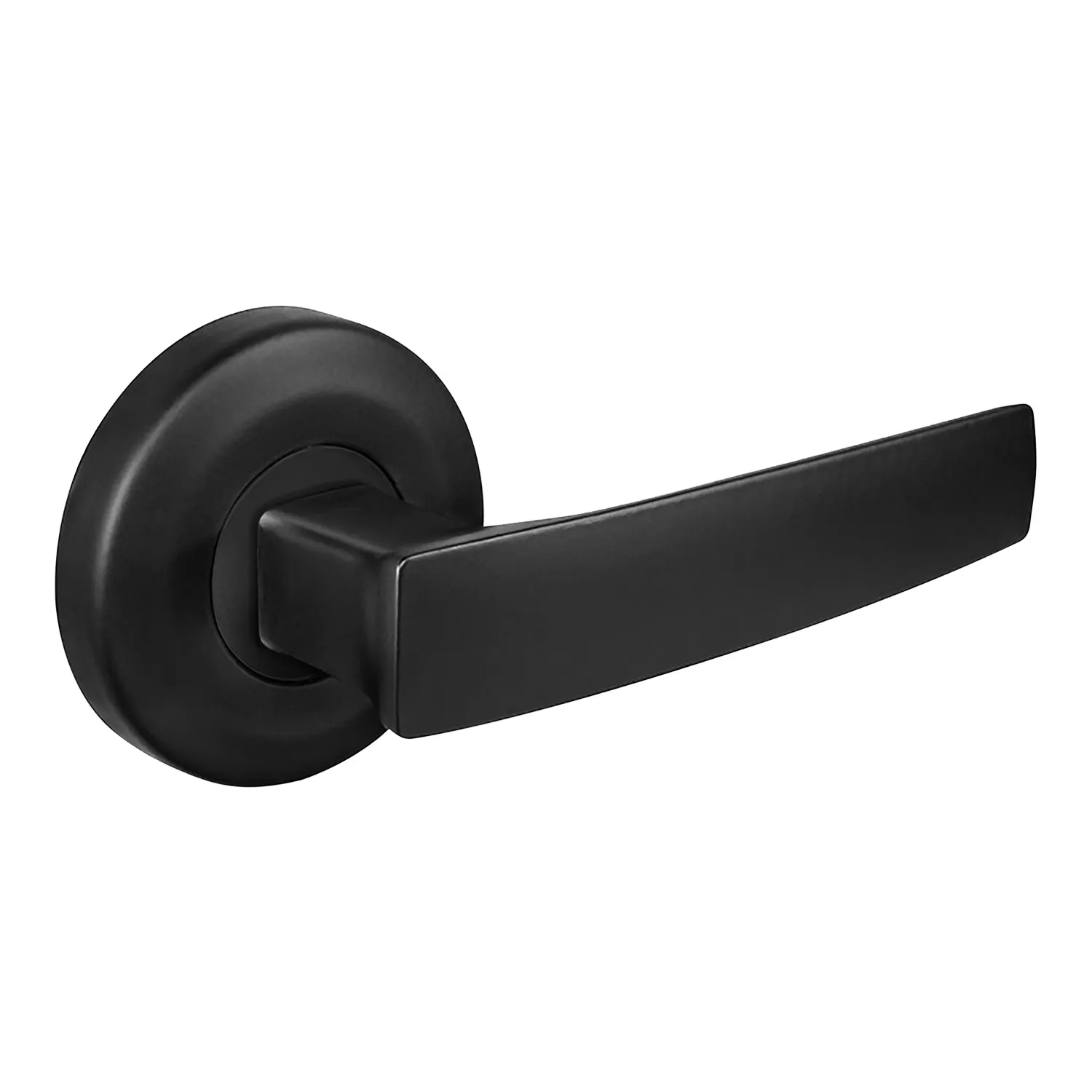 Gainsborough Neue Aurora Lever Round Matt Black