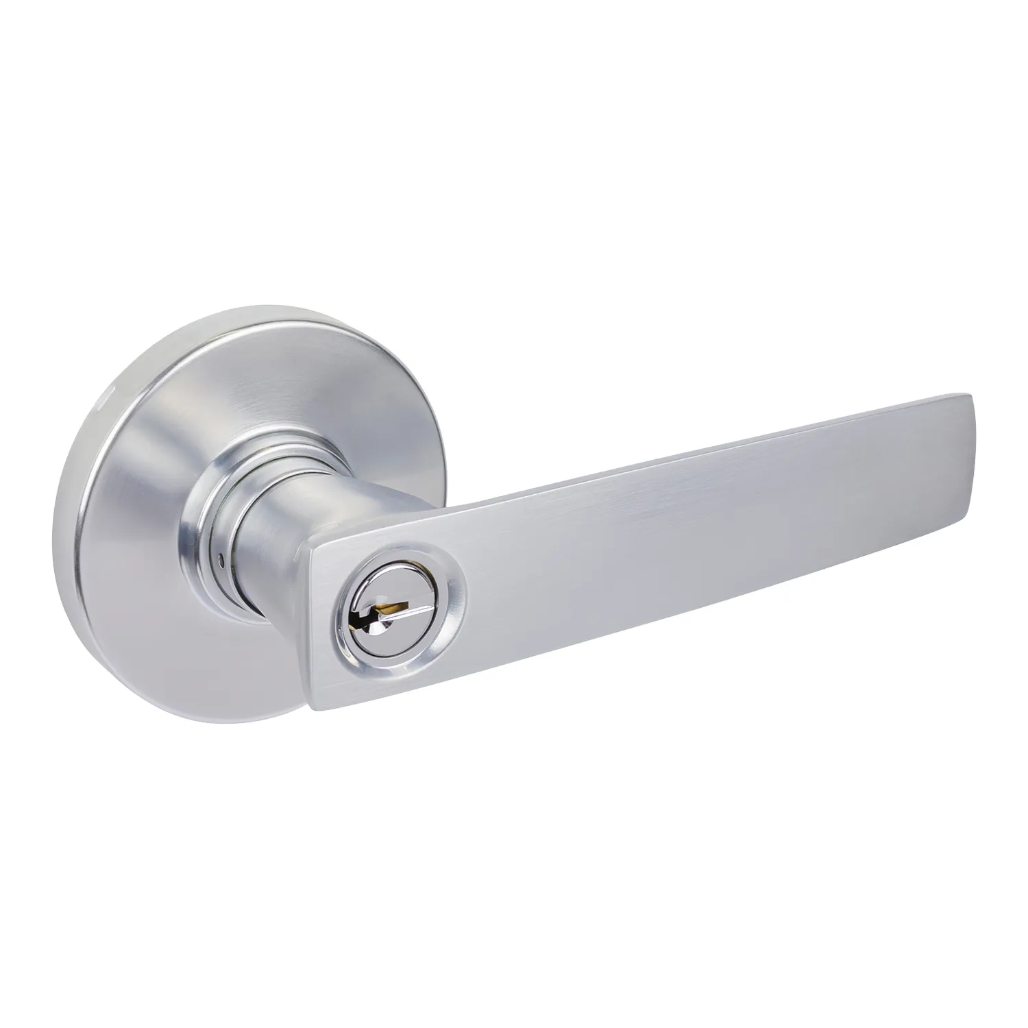 1940AURBSCS_01_01_422722e7eadf2cc1e7ed68fb8e6df66929fefdbb_1940AURBSCS_0 Gainsborough Neue Aurora Entry Leverset Round Brushed Satin Chrome