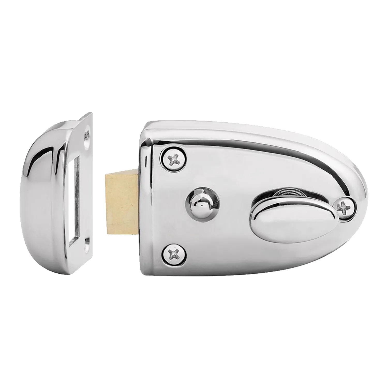 Lockwood 213 Streambolt Deadbolt Satin Chrome Pearl