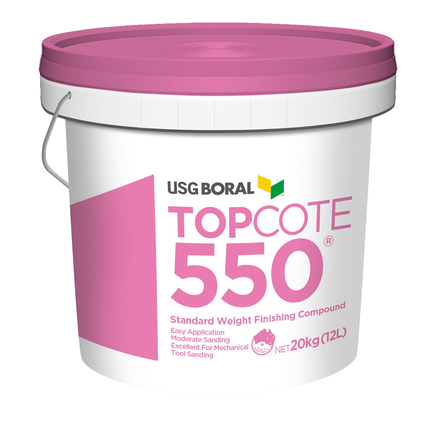 USG Boral® TopCote 550® Plaster Finishing Compound Bucket Bowens