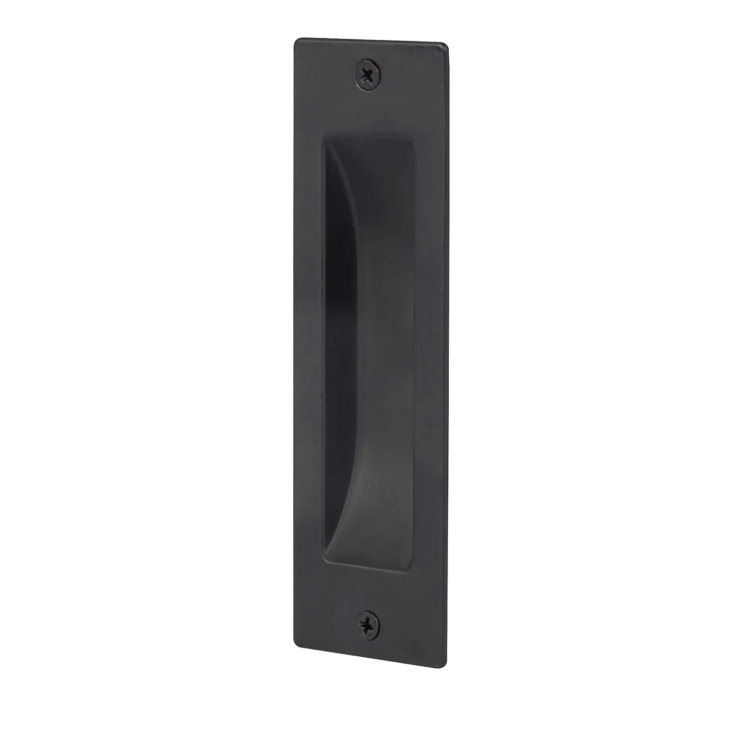 Gainsborough Rectangular Flush Pull Matt Black