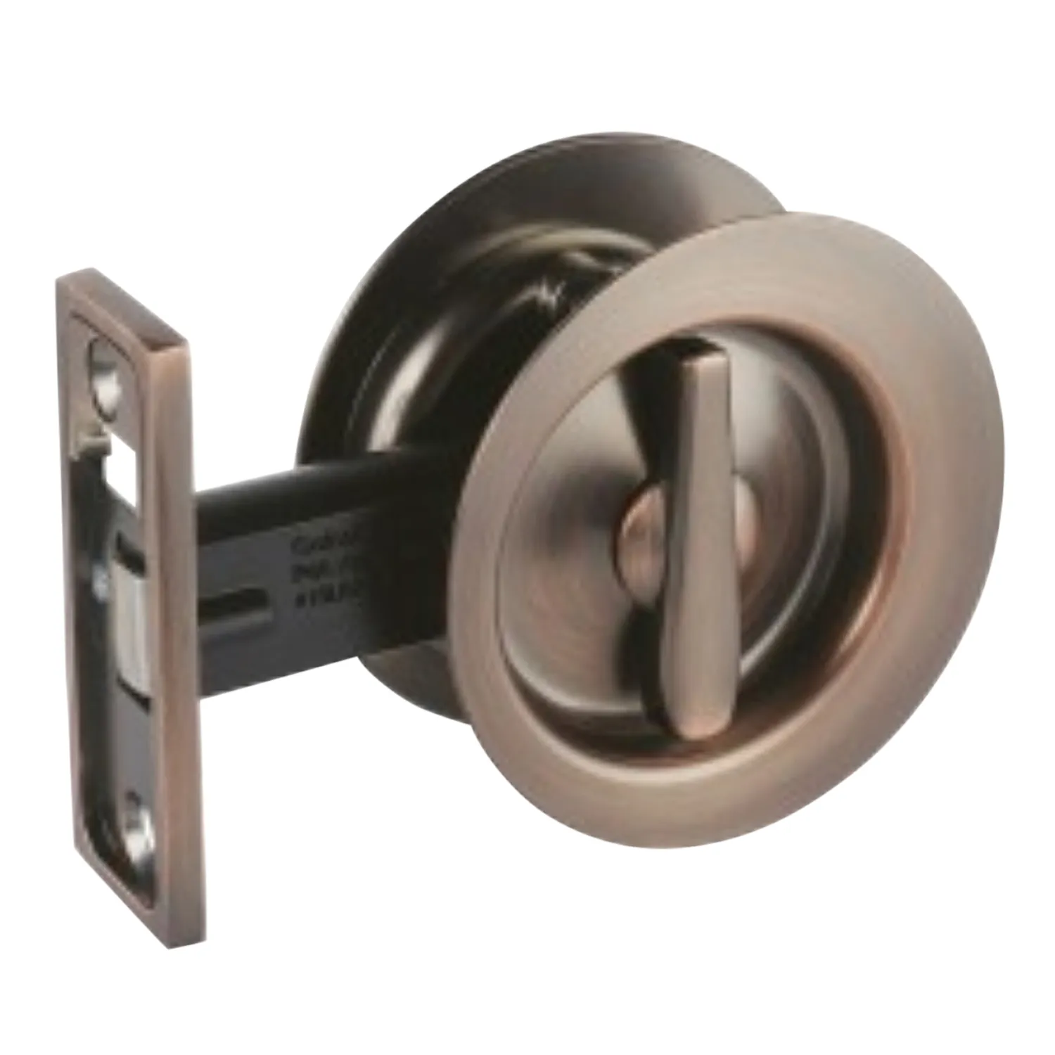 Gainsborough Round Cavity Sliding Door Set Aged Brushed Copper