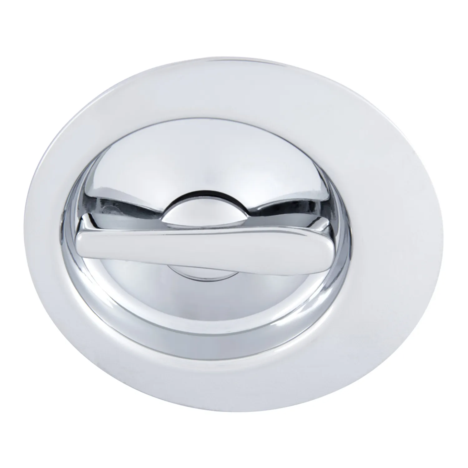Gainsborough Cavity Sliding Door Connecting Set Round Bright Chrome