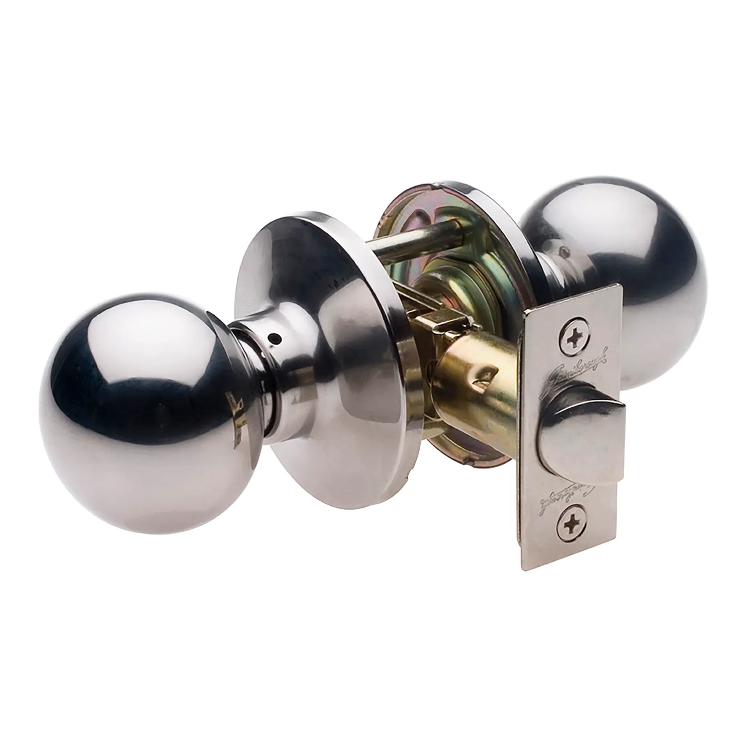 500TERPSV_01_01_e86a2b490dd44debb952cbd60bb18c3ef77a24c8_500TERPSV_0 Gainsborough Choice Terrace Door Knob Set Polished Stainless Steel
