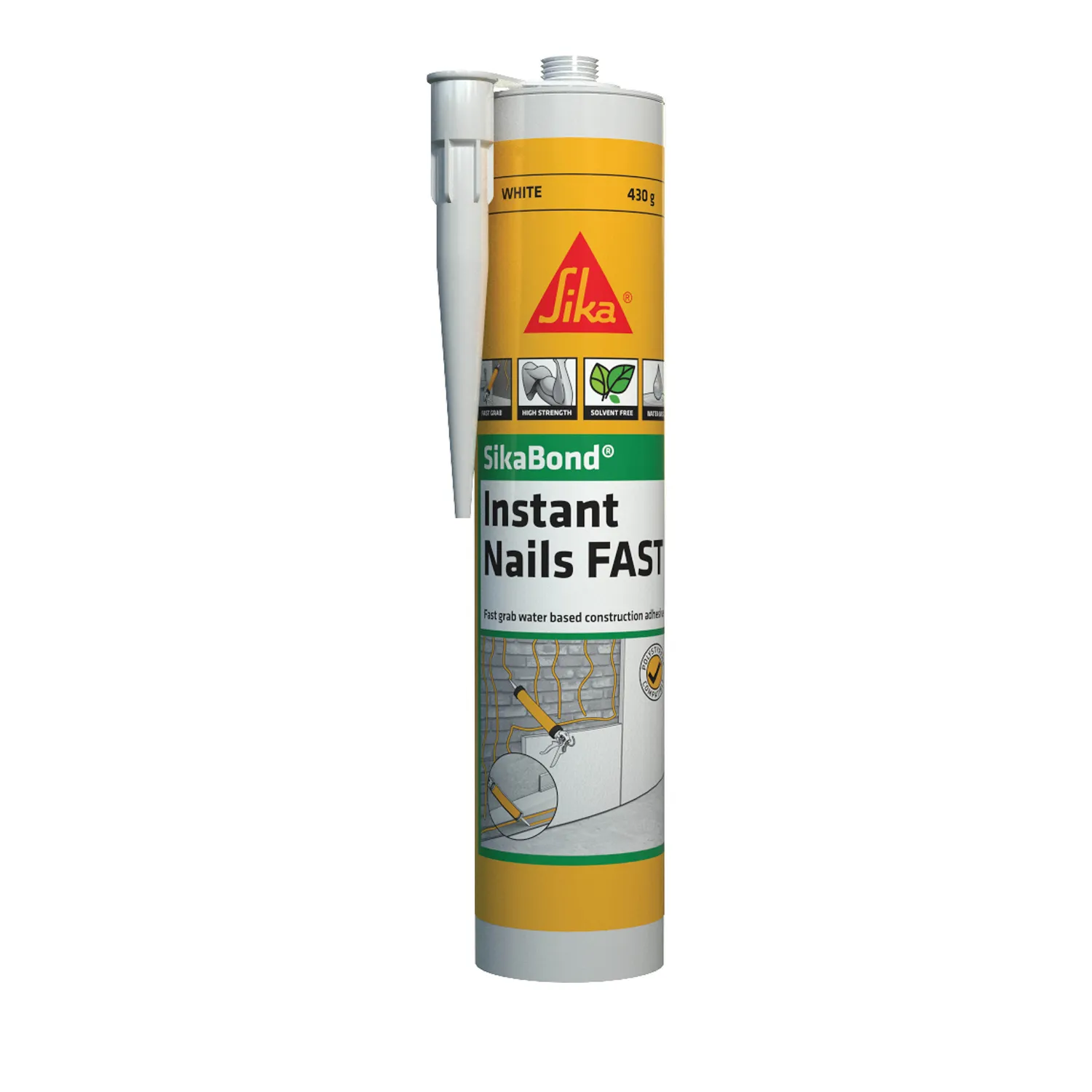 SikaBond® INSTANT NAILS FAST Multipurpose Construction Adhesive