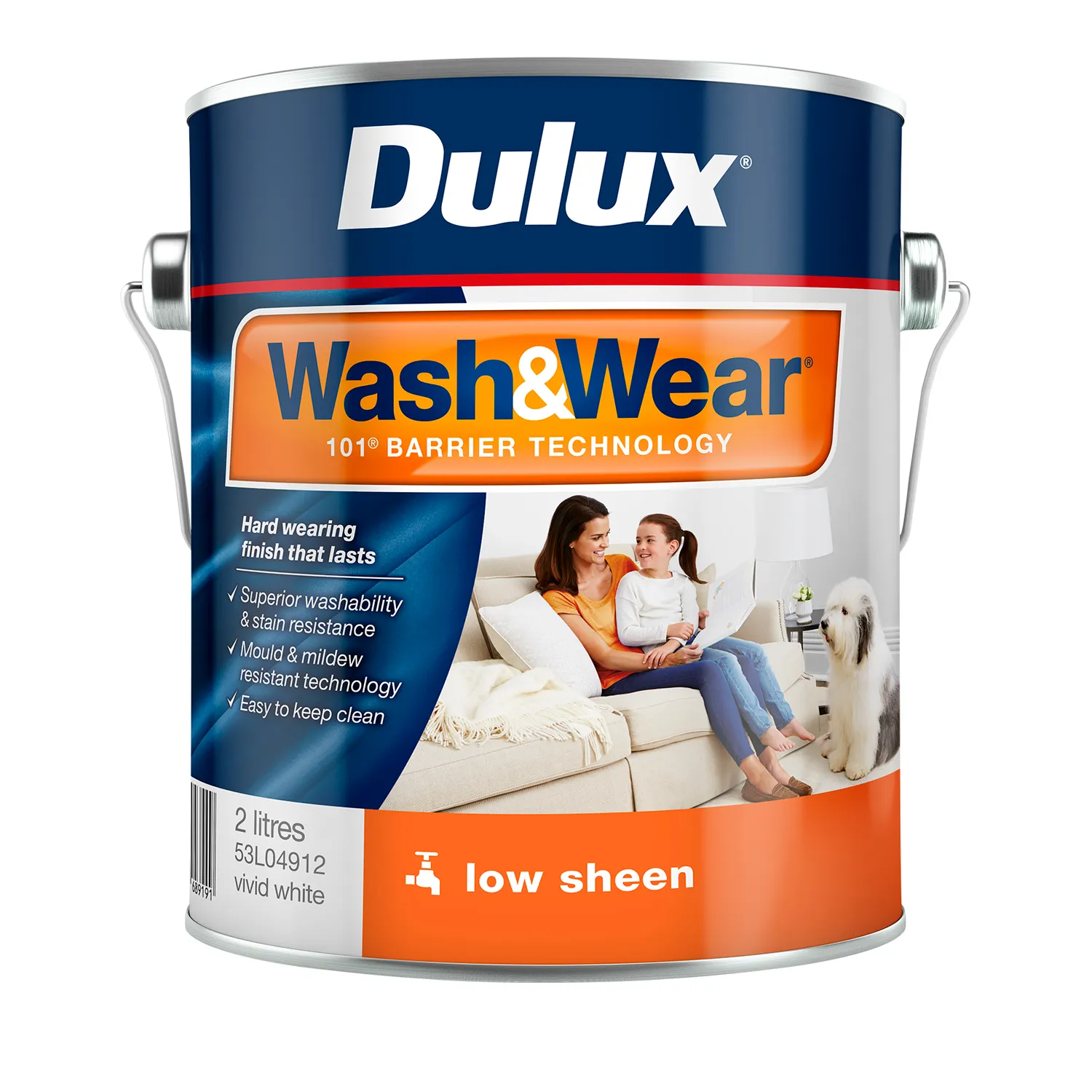 Dulux® Wash&Wear® Low Sheen Paint