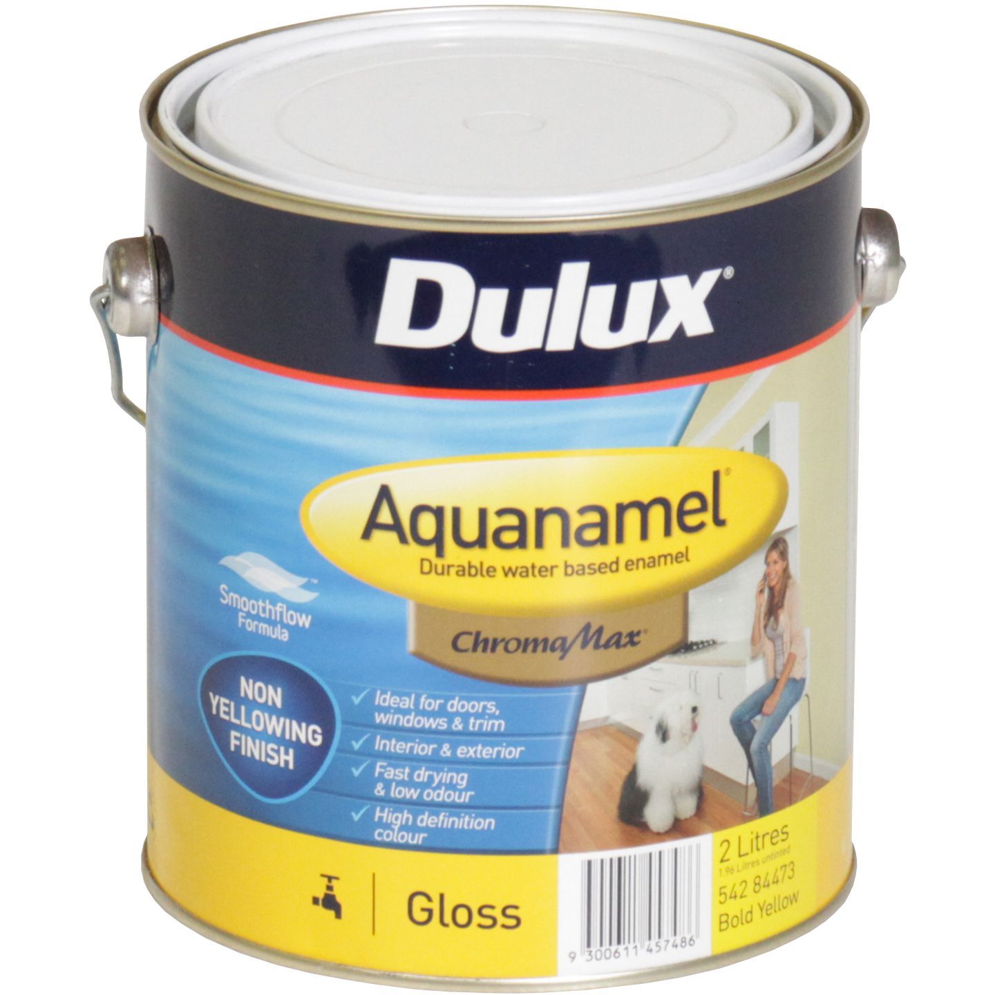 Dulux Aquanamel Water Based Acrylic Paint Bowens