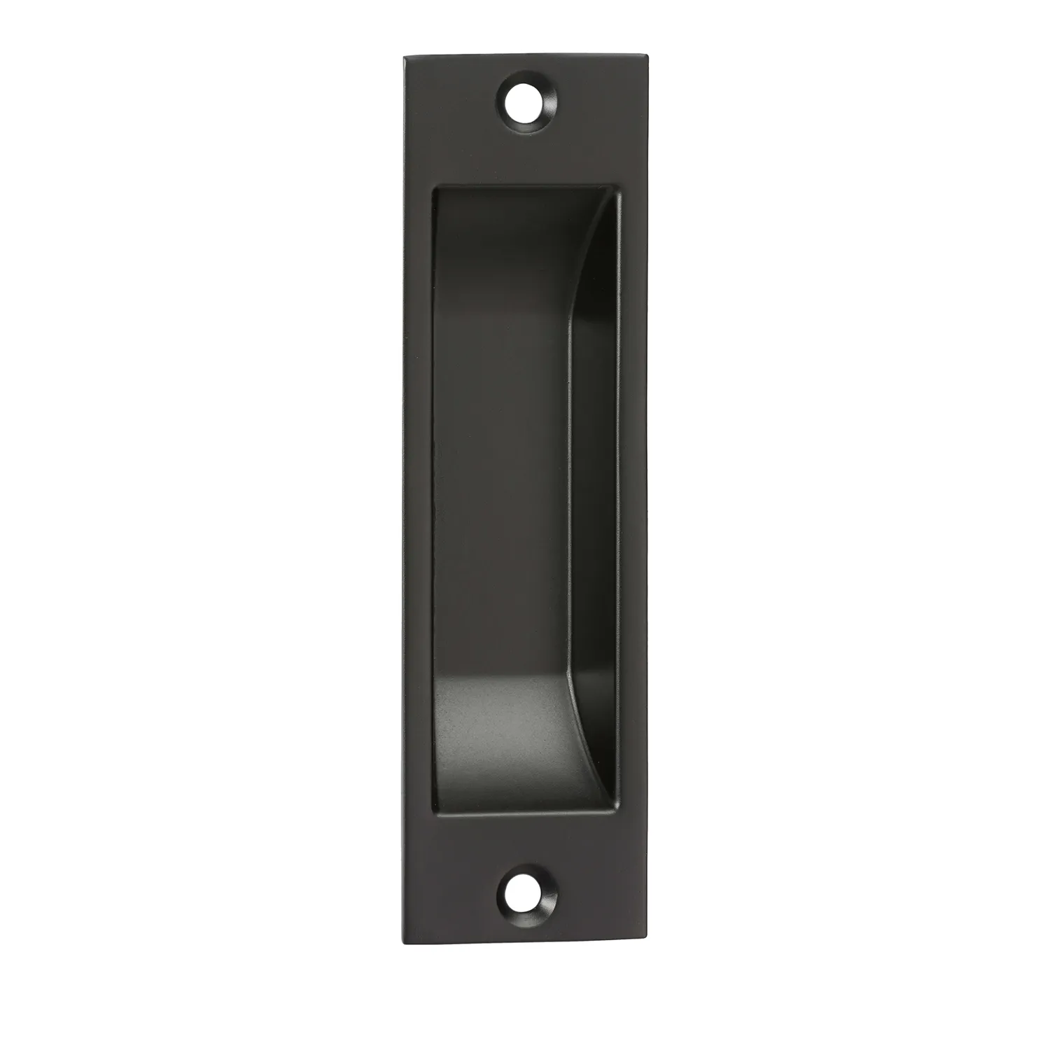 Lemaar Square Rectangle Flush Pull Black