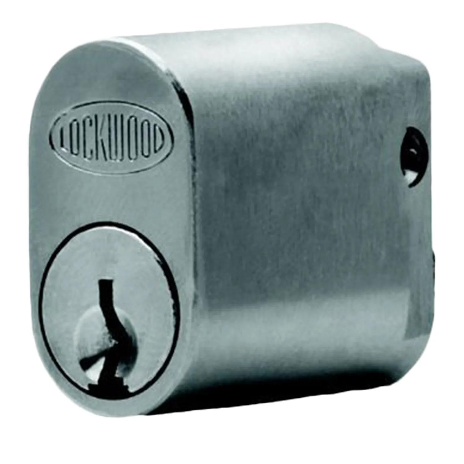 Lockwood C4 Oval X7 Cam Cylinder Lock Satin Chrome