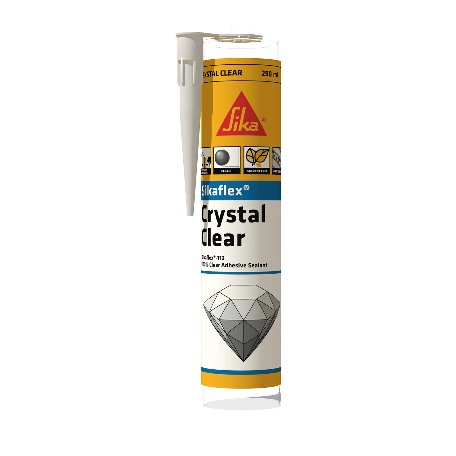 Sikaflex® 112 Crystal Clear Transparent Adhesive & Sealant