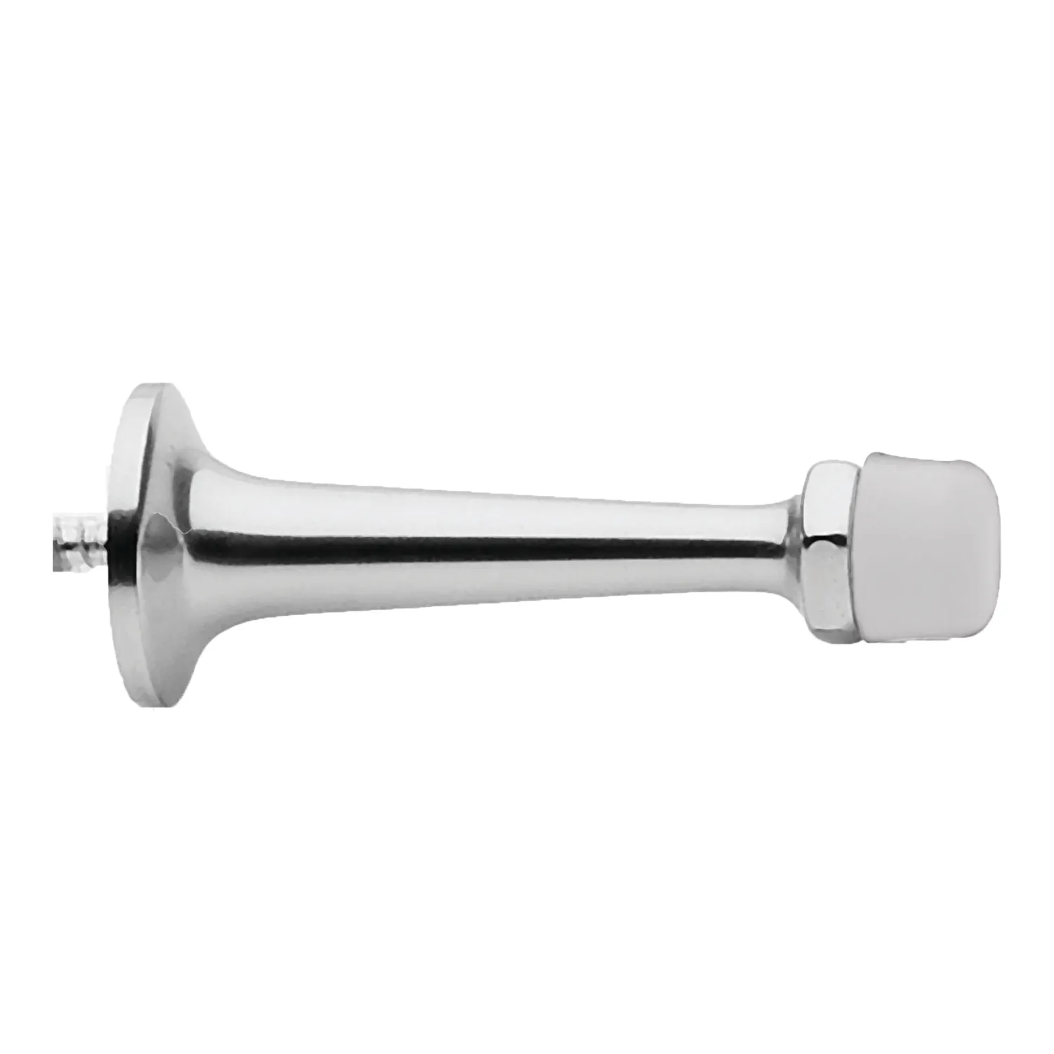 6203BC_01_01_8eb87780471dc7ca35a87332f21f5906b3100216_6203CP_White_Tip Gainsborough Tapered Wall Stop Bright Chrome
