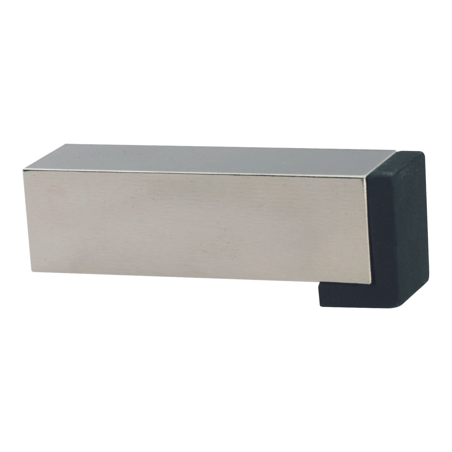 Gainsborough Square Floor Stop Satin Chrome Bowens