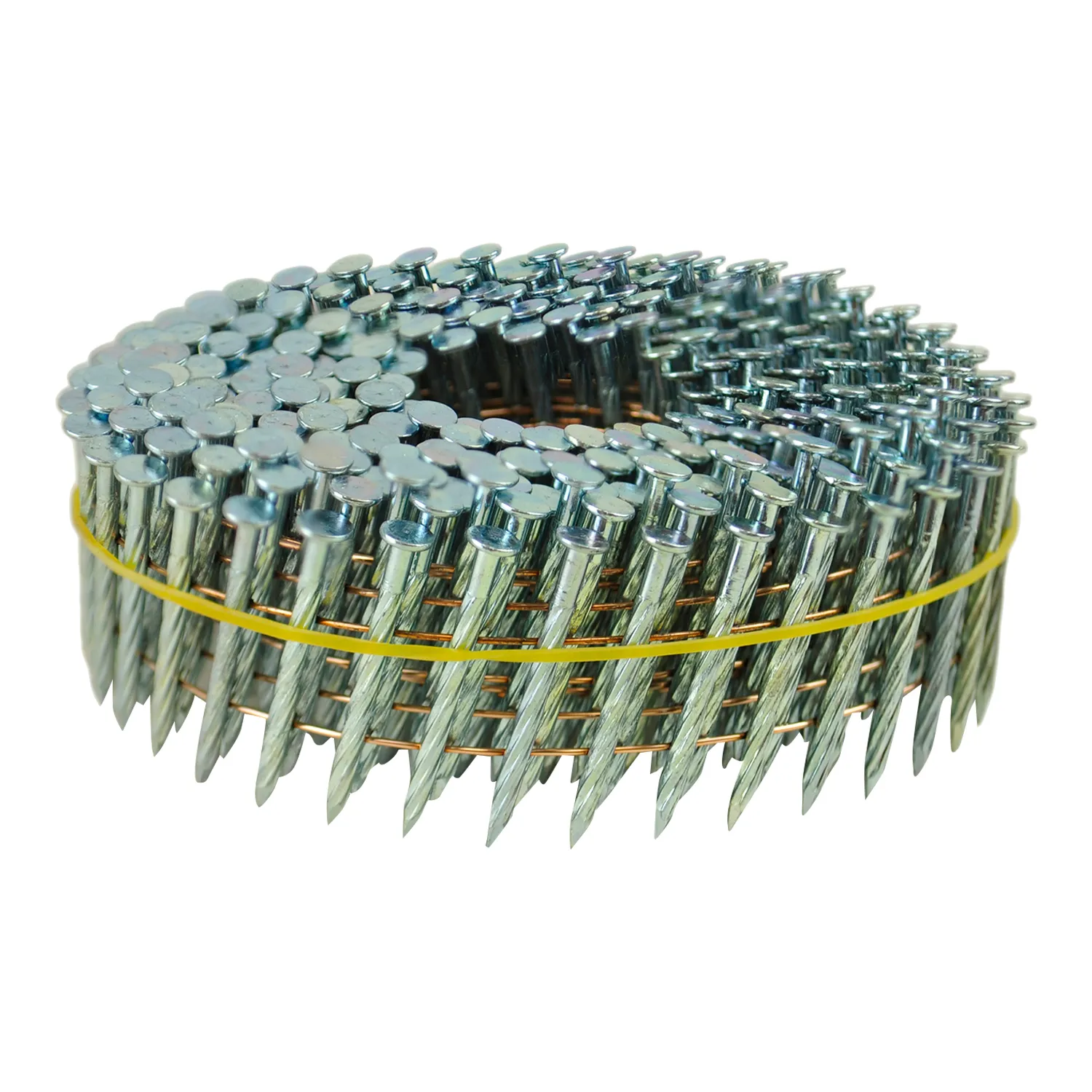 Senco® Screw Shank Coil Nails 15° Plastic Collated Zinc Plated