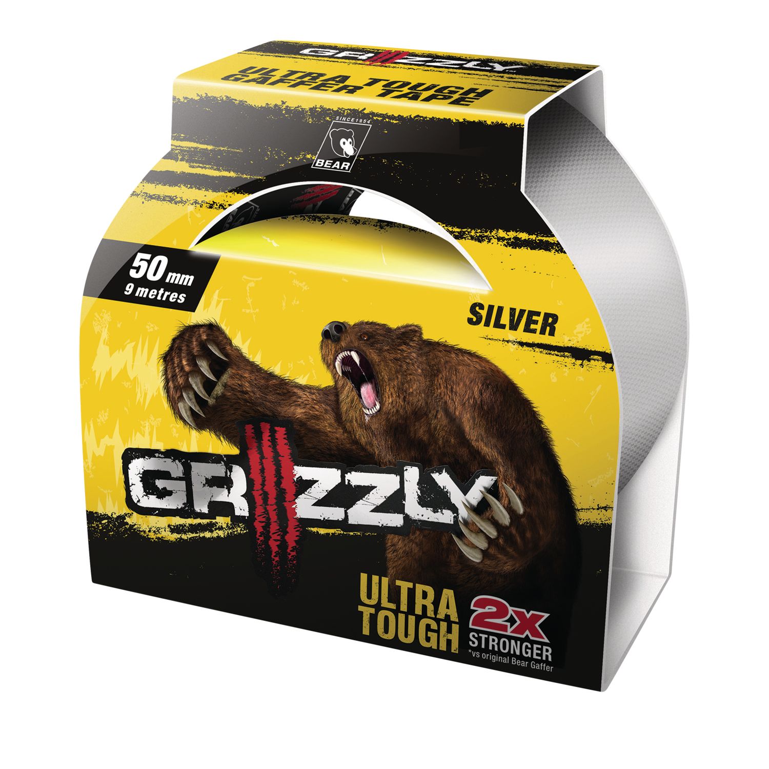 Bear Grizzly Gaffer Tape Silver Bowens