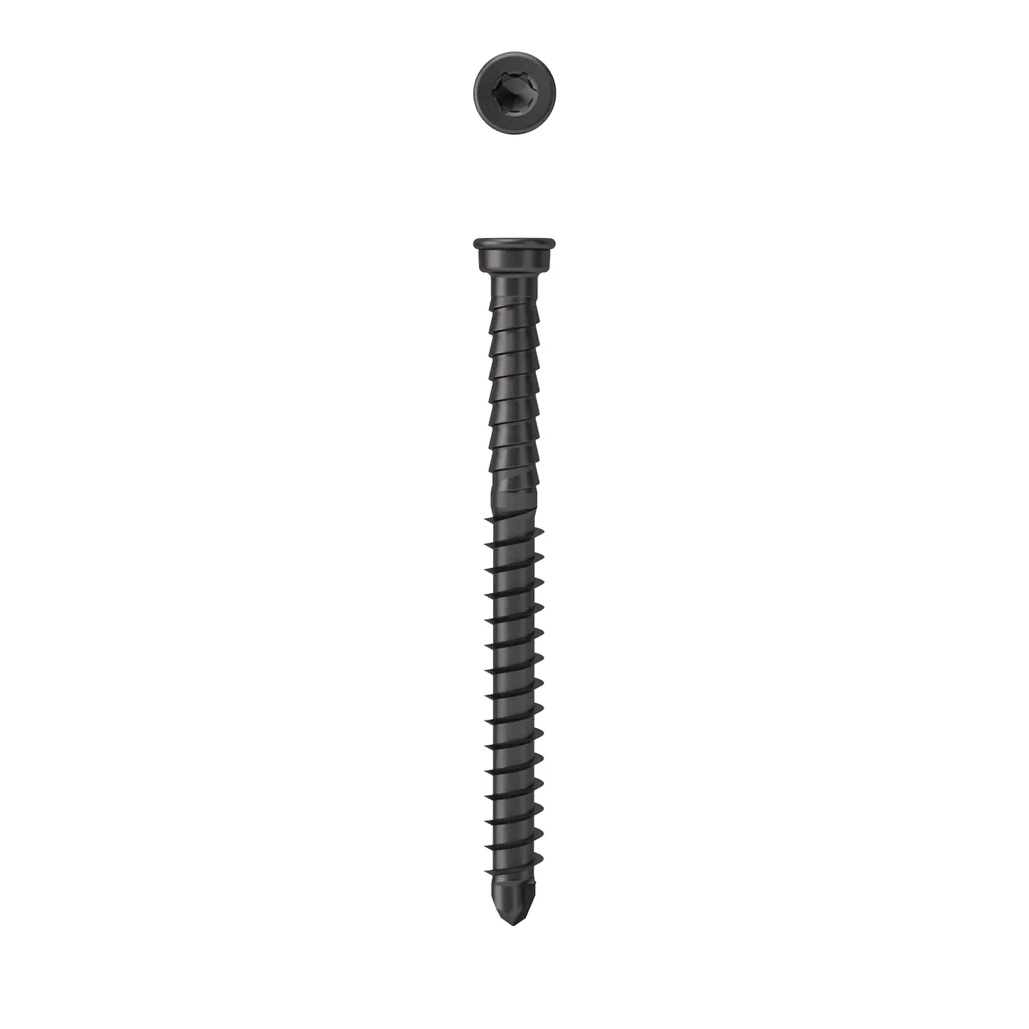 663641_01_01_b40c75612ca945acb3294f18bab8db0084f1b06d_663641_0 AnchorMark S2 TTT Decking Screws Countersunk Black 304 Stainless Steel