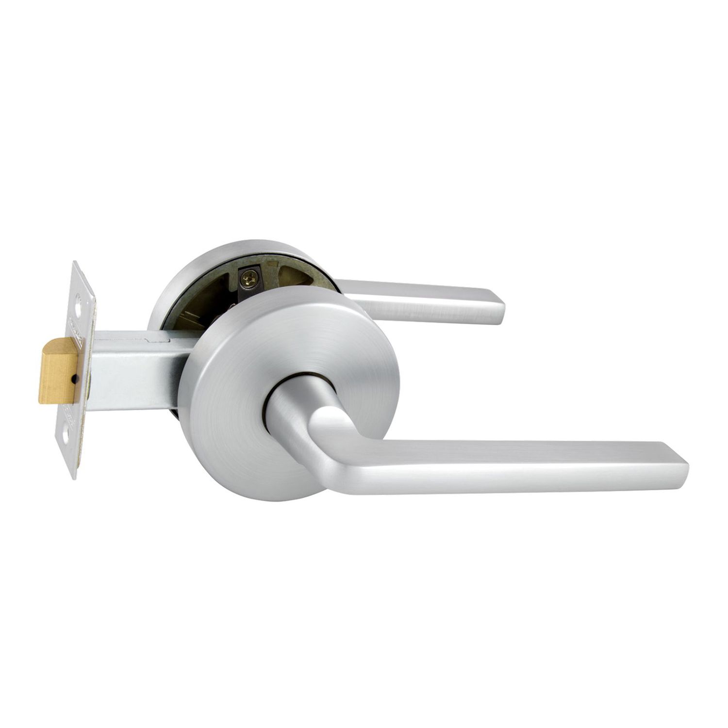 Brushed Satin Chrome Gainsborough Avant Alba Leverset Bowens