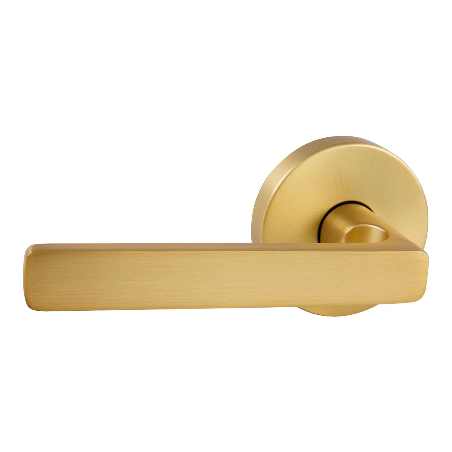 Satin Brass Gainsborough Avant QuickFix™ Rivera Leverset Bowens