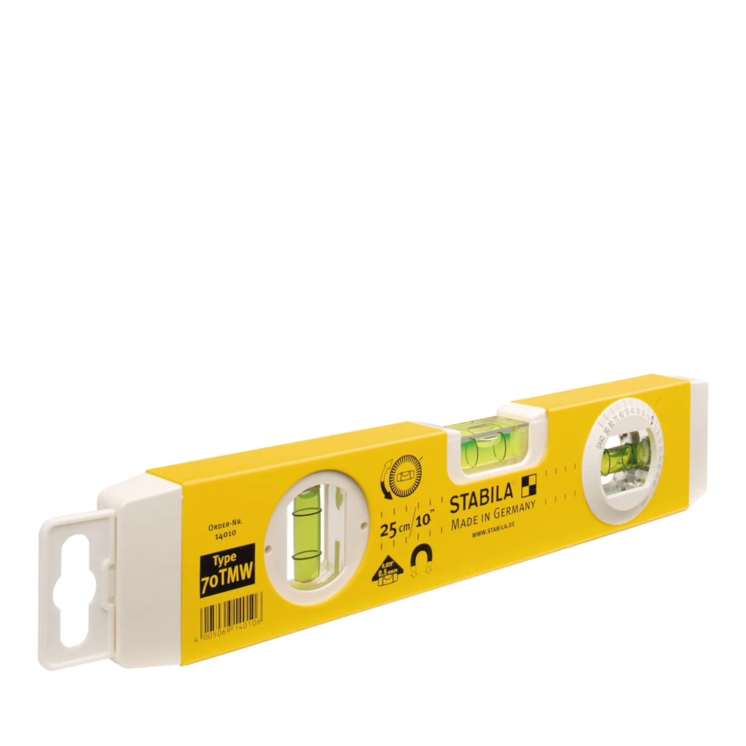 Stabila Magnetic Spirit Level Type 70 TWM with Angle Vial