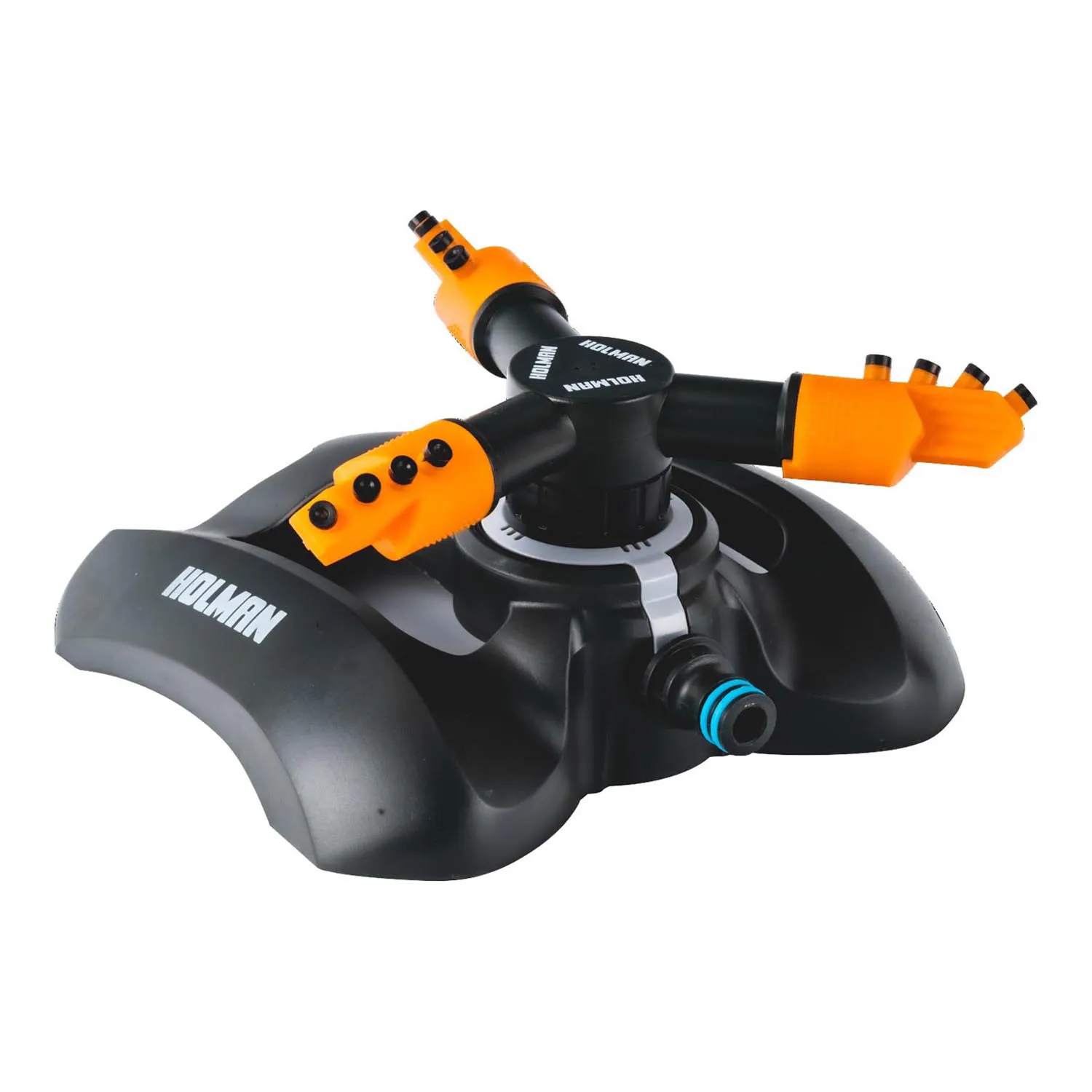 Holman 3-Arm Rotating Sprinkler with Heavy Duty Weighted Base