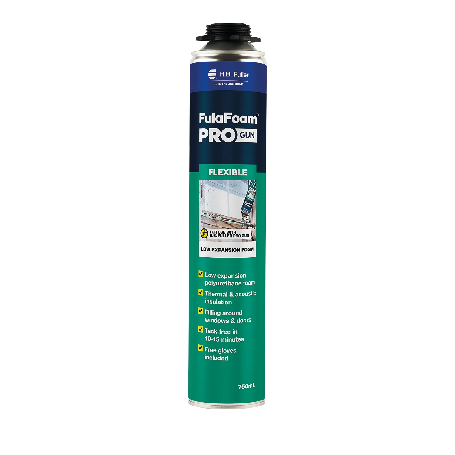 H.B. Fuller® FulaFoam™ Pro Gun Low Expansion Foam