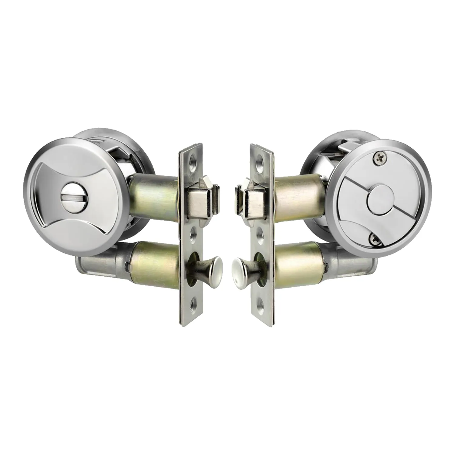 7400CPDP_01_01_982a6cb66b3ab9a5208e6ad41c66cdc4ac66f275_7400CPDP_1 Lockwood Symmetry® Cavity Sliding Door Set Bright Chrome