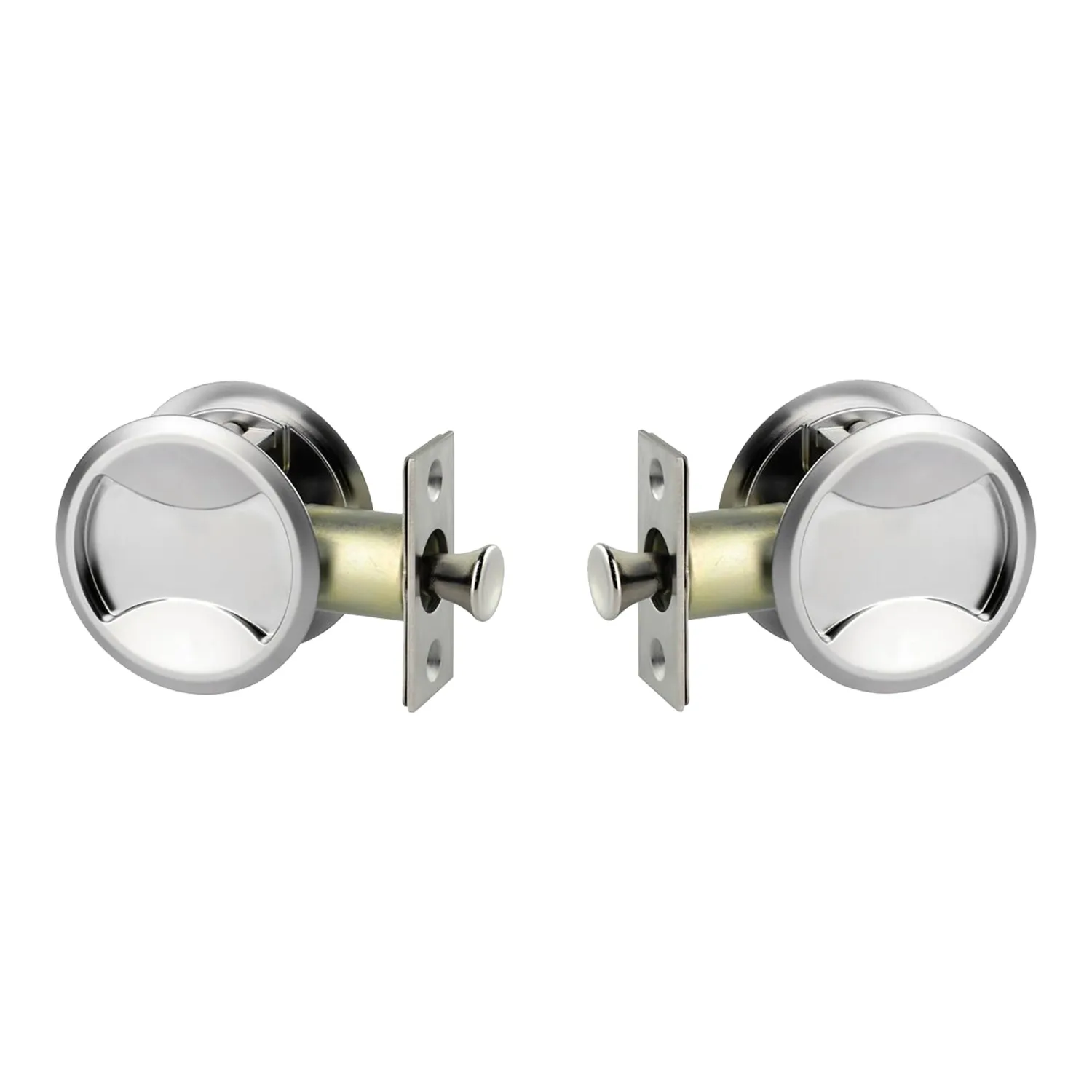 Lockwood Symmetry® Cavity Sliding Door Set Chrome Plated