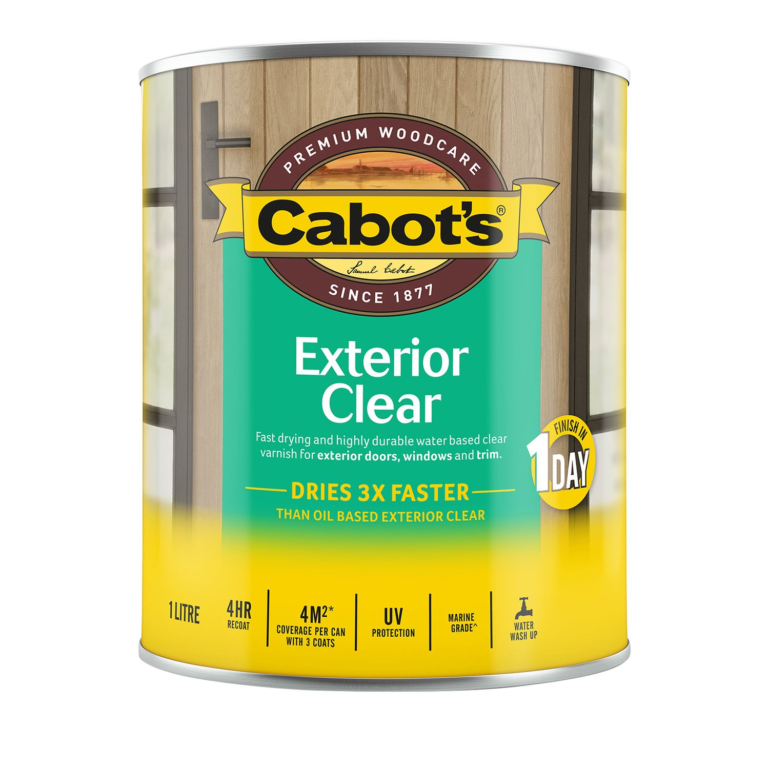 Cabot's® Exterior Clear WaterBased Varnish Bowens