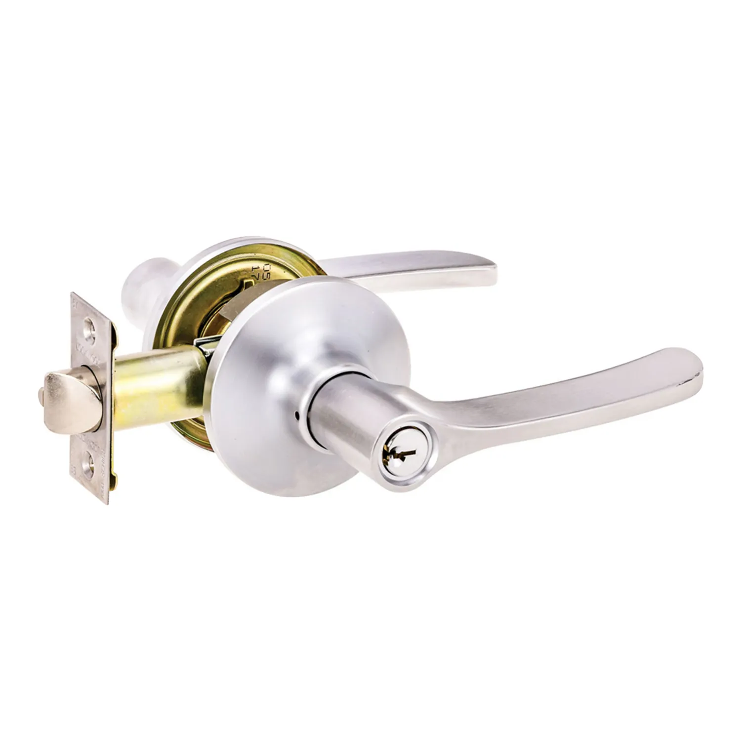 Lockwood Symmetry® Vicinity Entry Leverset Satin Chrome