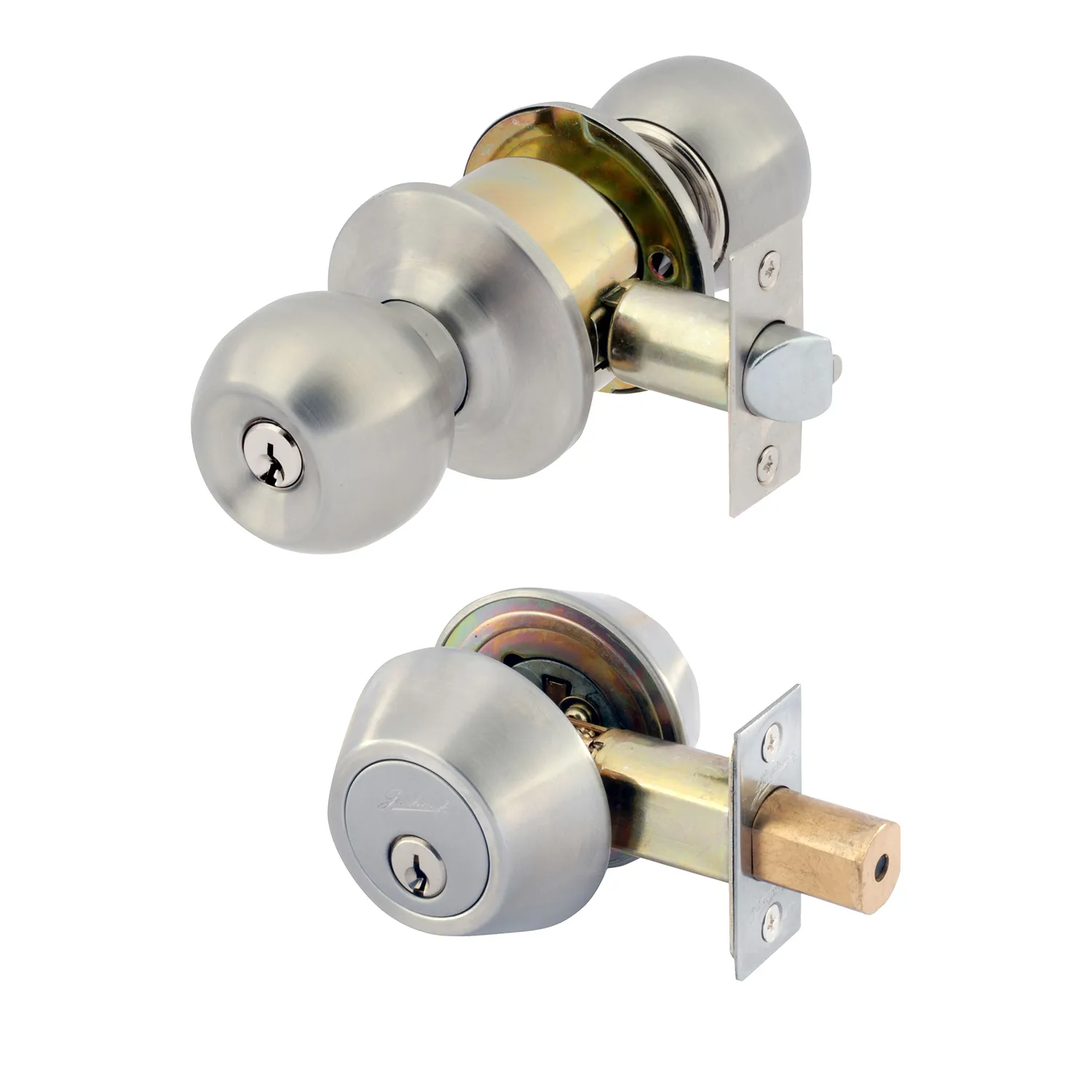 Gainsborough G3 Series Governor Combination Entry Door Knob Set Stainless Steel