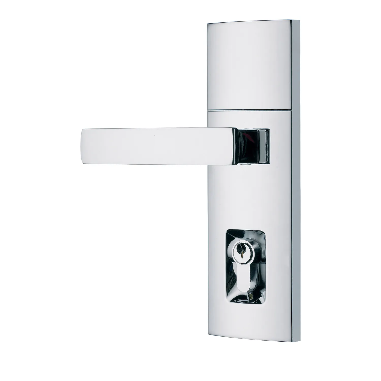 Gainsborough Trilock™ Contemporary Angular Entry Set Bright Chrome