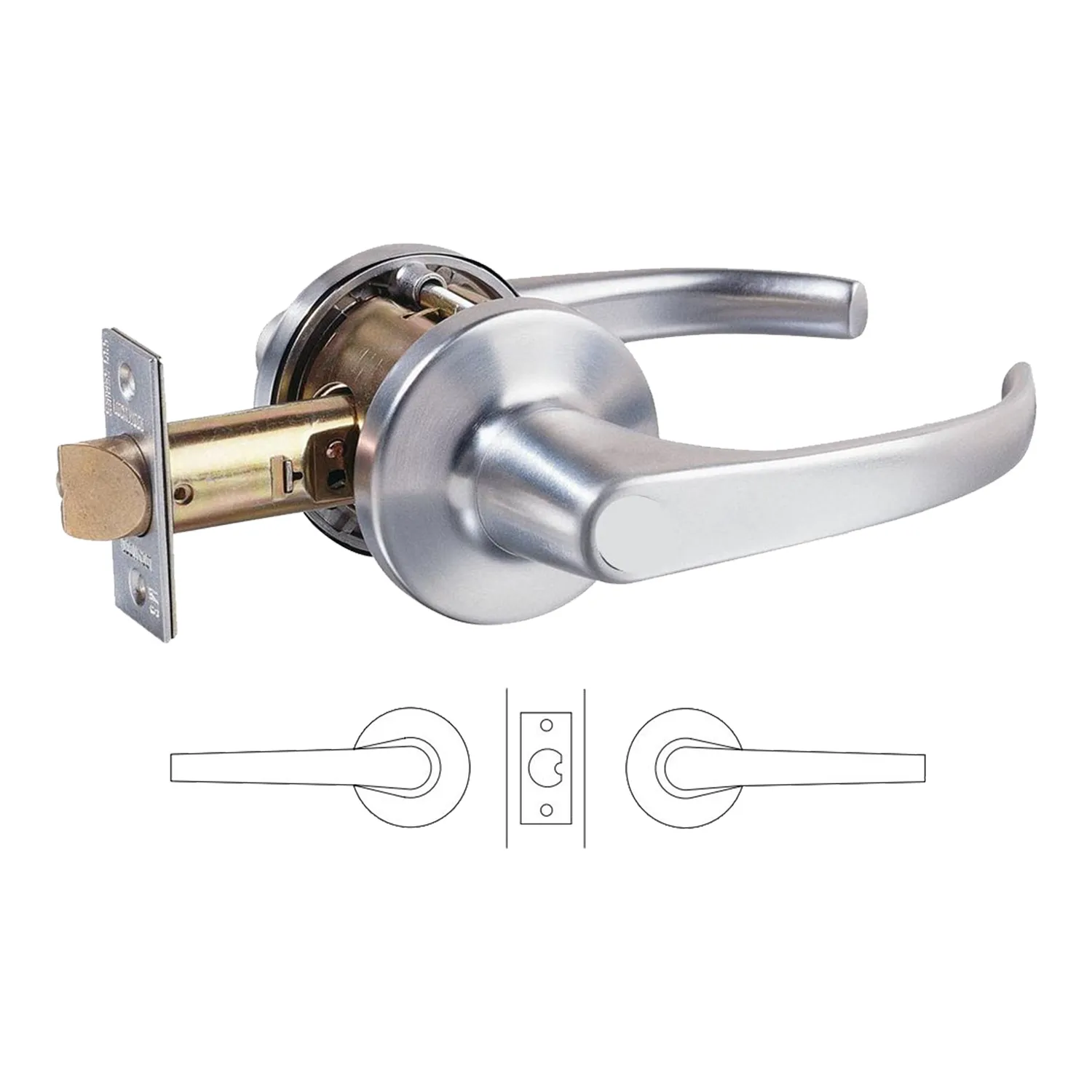 931SC_01_01_8dfaaf57151423b1788121833fca619d76549fca_931SC_1 Lockwood 931 Series Leverset Satin Chrome